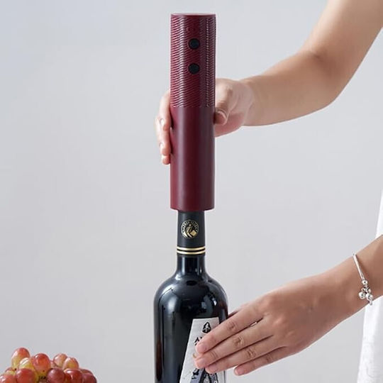 Tirbușon Electric Alista Home Deschizător De Sticle Pentru Vin Încărcare Usb 20 X 4,6 Cm Negru