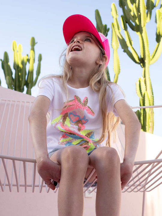 Kids Top Short-sleeved White