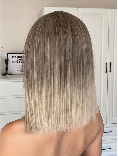 Animis Beauty Perucă cu Păr Sintetic în Nuanță Blondă 40cm
