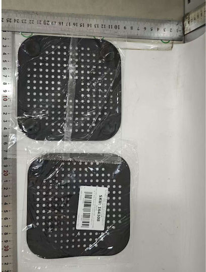 Alista Home Σιφώνι Νιπτήρα Εύκαμπτο με Μέγεθος 14.5x14.5εκ. Μαύρο