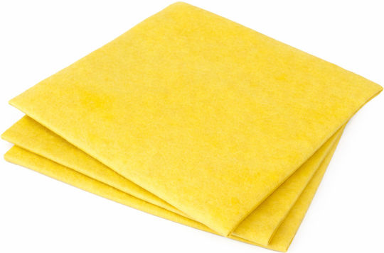 Pânze Universale York 38 X 35cm Set 10 Bucăți 140gsm Ideal Horeca Curățare Fără Scame Galbene