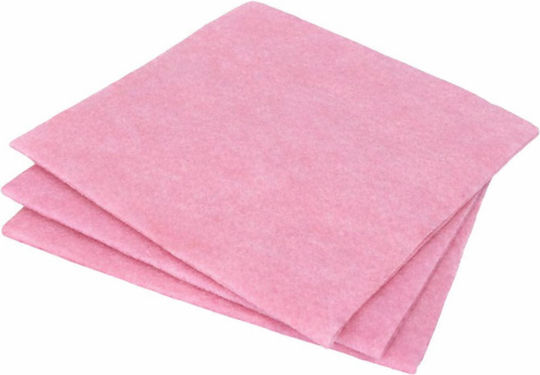 Set 10 Lavete Universale York 38 X 35cm 140gsm Fără Scame Pentru Curățare Ideal Horeca Roz