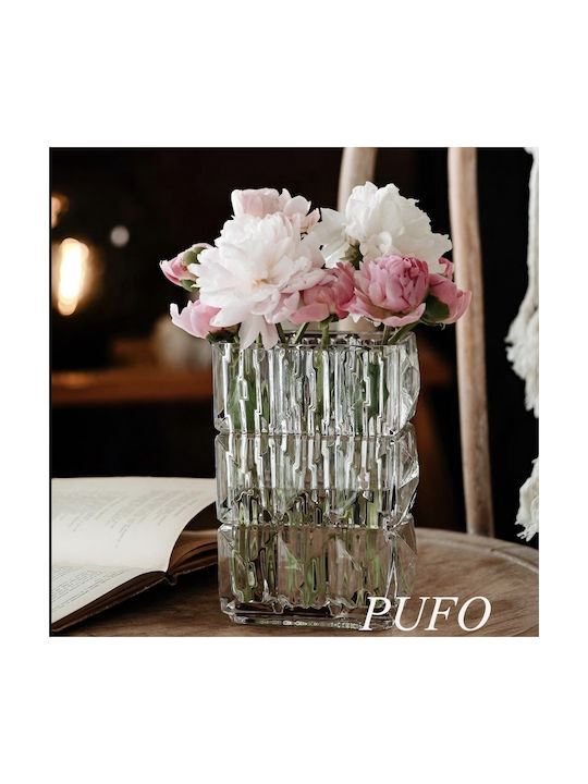 Pufo Dekorative Glasvase Beigetone