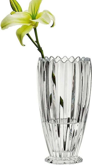 Decorative Beige Glass Vase