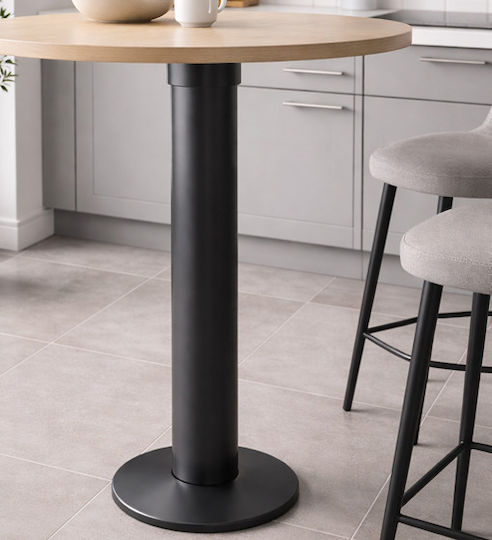 Manart Klappbares Rundes Tischbein Φ-120mm Schwarz