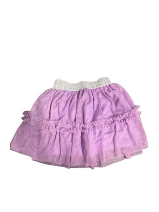 Kinderbekleidungsset mit Sommerrock 2 Stück Lila