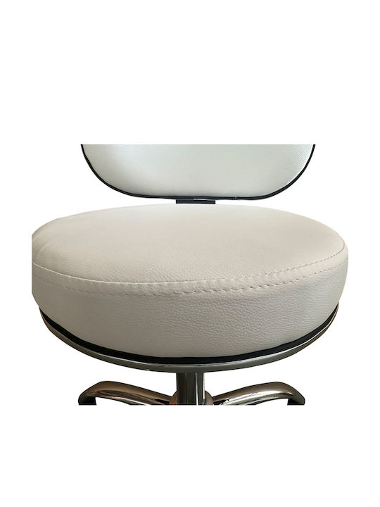 Scaun de Birou Albe 4buc 47x47x67cm
