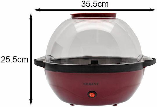 Sokany Popcorn Maker Hot Air 850W