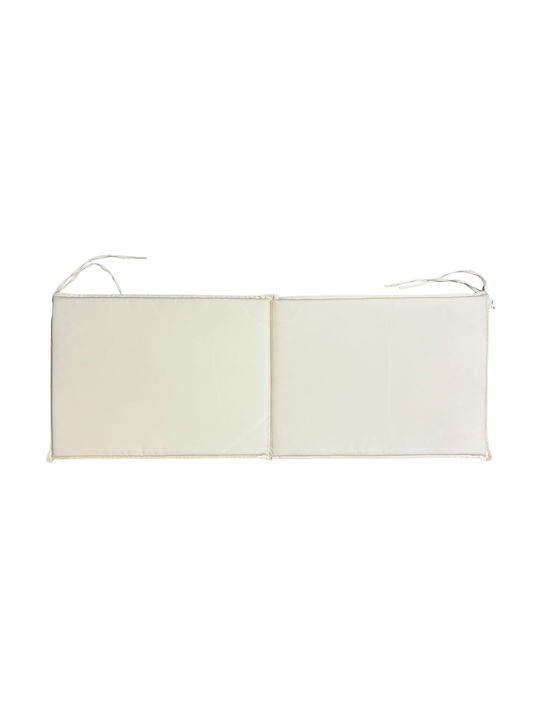 Waterproof Bench Cushion for Garden Bench Beige 45x45cm