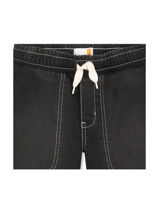 Kids Denim Shorts Bermuda Black