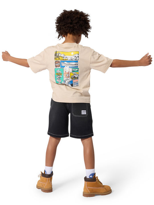 Kids Denim Shorts Bermuda Black
