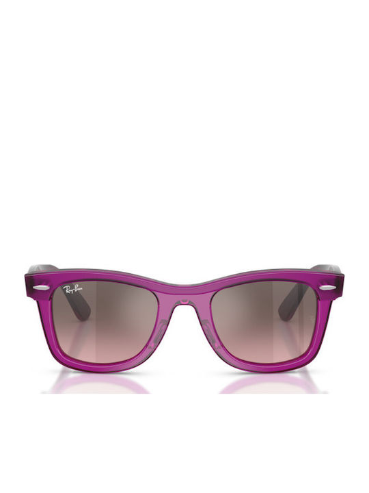 Ray Ban Τετράγωνα Παιδικά Γυαλιά Ηλίου με Polarized Φακό Μωβ