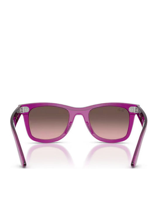 Ray Ban Τετράγωνα Παιδικά Γυαλιά Ηλίου με Polarized Φακό Μωβ