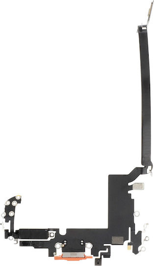 Clappio Usb-c Charging Connector Iphone 17 Pro Max Integrated Microphone Orange