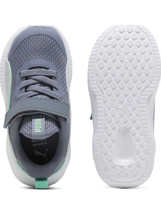 Puma Kinder Sportschuhe Laufen mit Bügel- und Schleifenverschluss Graue