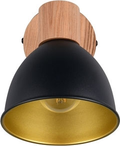 Trio Lighting Едно Таванно Спот В Черен Цвят