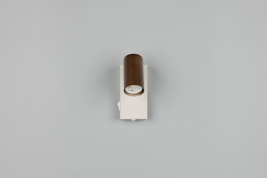 Trio Lighting Single Ceiling & Wall Spot in Brown Colour