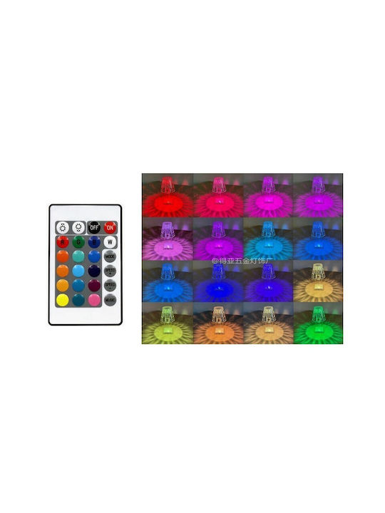 Alista Home Lămpi Decorative Pentru Masă LED RGB 26x12cm
