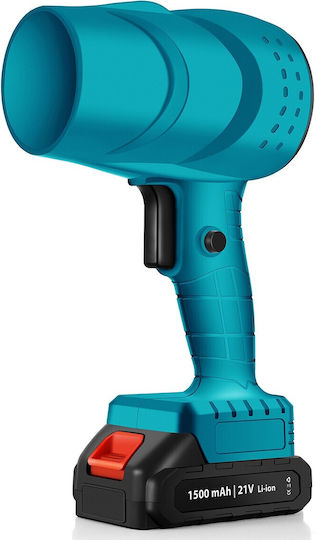 Suflantă De Aer Portabilă Multifuncțională Alista Home Încărcare Auto Grătar Auto Îndepărtare Prafului Frunzelor 1500 Mah 25000 Rpm Viteză 2 Baterii Li Încărcător Albastru