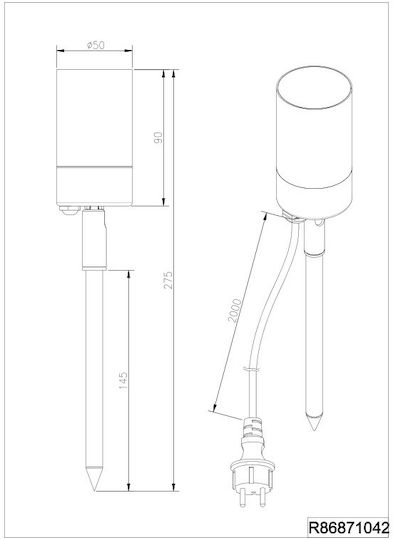 Trio Lighting Decken- und Wandleuchte in Grau Farbe