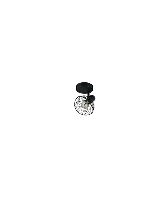 Trio Lighting Μονό Σποτ σε Μαύρο Χρώμα
