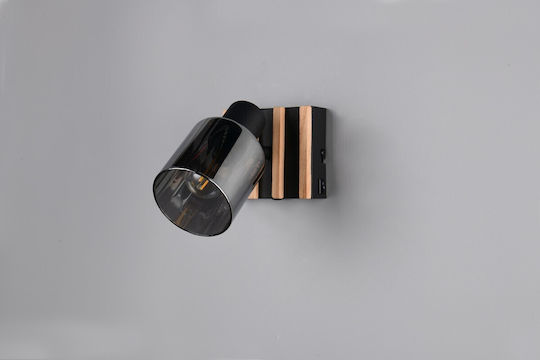 Trio Lighting Single Ceiling & Wall Spot in Black Colour