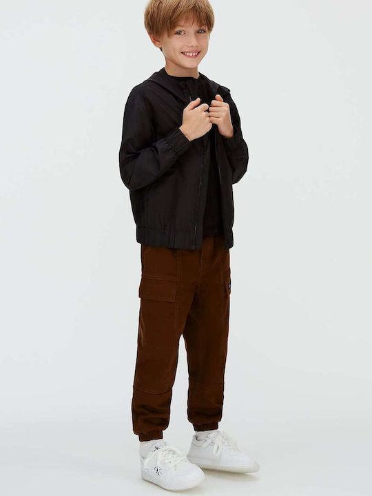 Kids Trousers Cargo Brown