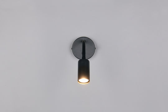 Trio Lighting Modern Black Wall Lamp