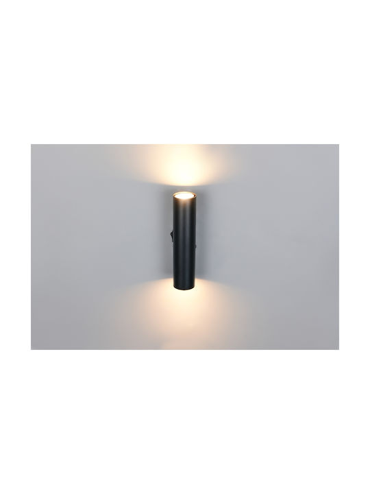 Trio Lighting Modern Black Wall Lamp