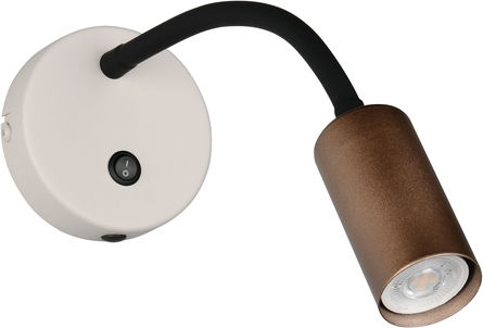 Trio Lighting Модерно Светлинно Осветително Тяло За Стена Кафяво
