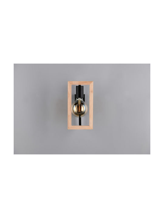Trio Lighting Μοντέρνο Φωτιστικό Τοίχου Μαύρο
