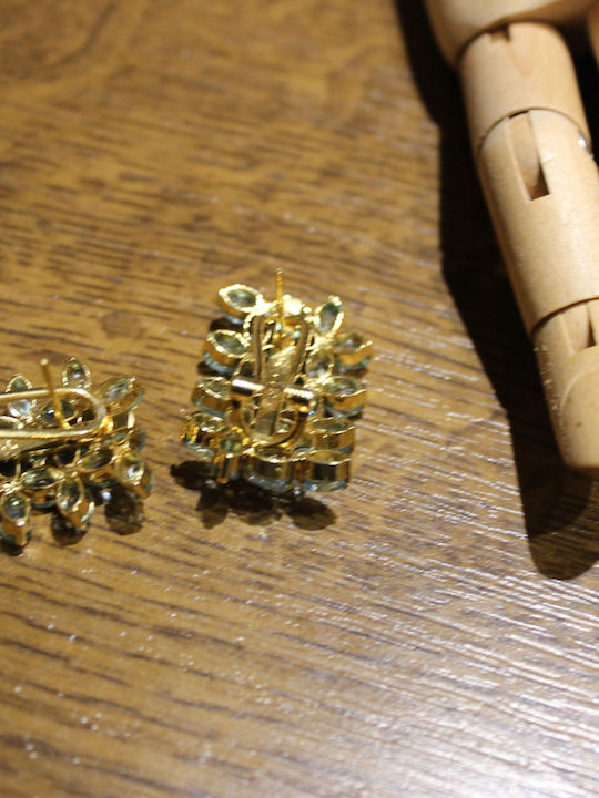 925 Silver Earrings Natural Zirconia 3