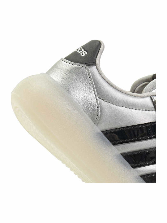 Barreda Decode El C Kids Sneakers with Hoop & Loop Closure Silver