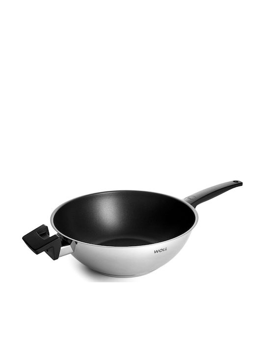 Woll Concept Wok With Lid made of Stainless Steel with Non-Stick Coating 30cm