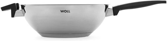 Woll Concept Wok Made of Stainless Steel with Lid with Non-Stick Coating 30cm