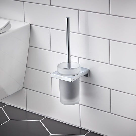 Hansgrohe 41752000 Badezimmer-Mülleimer Silber