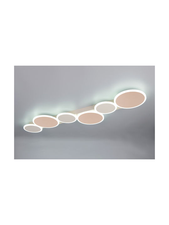 Trio Lighting Ovela Deckenleuchten montieren Braun