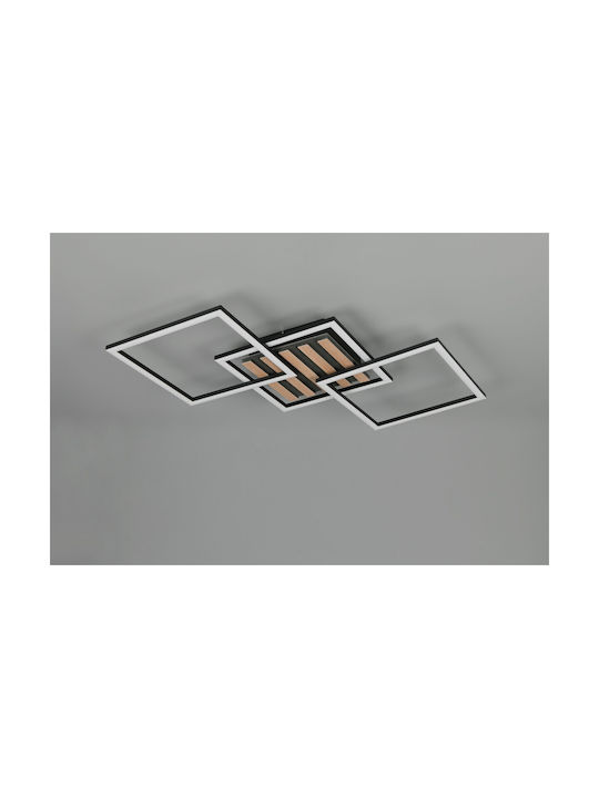 Trio Lighting Ceiling Mount Light Black with Integrated LED