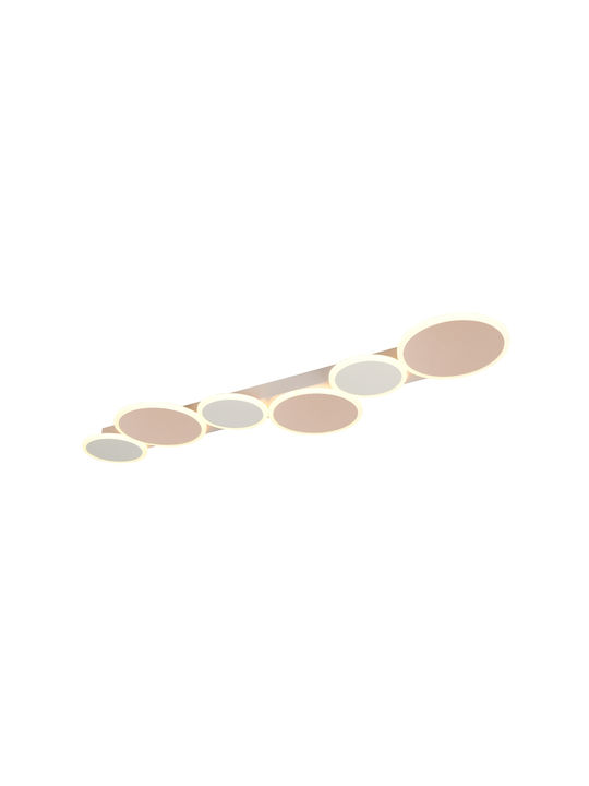 Trio Lighting Ovela Deckenleuchten montieren Braun