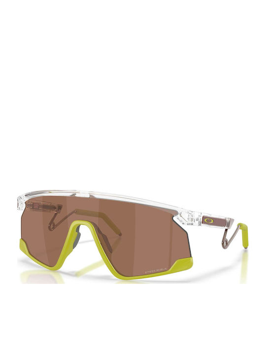 Oakley Bxtr Men's Sunglasses with Transparent Horn-Rimmed Frame and Transparent Lens