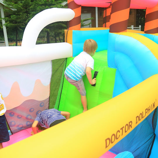 Fun Baby Inflatable With Trampoline & Slide
