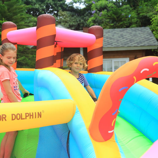 Fun Baby Inflatable With Trampoline & Slide