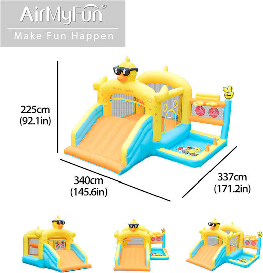 Fun Baby Inflatable With Trampoline & Slide