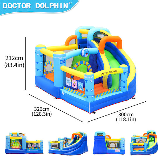 Fun Baby Inflatable With Trampoline & Slide