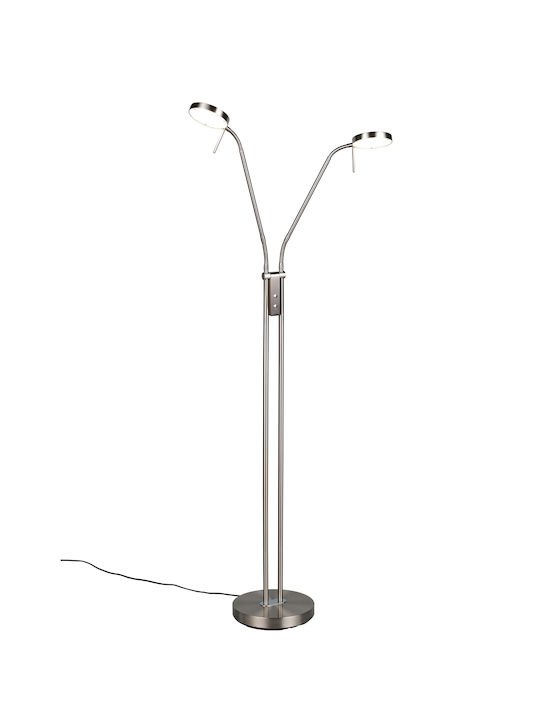 Trio Lighting Monza Φωτιστικό Δαπέδου Ασημί
