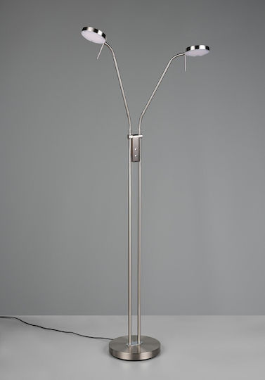 Trio Lighting Monza Stehlampe Silber