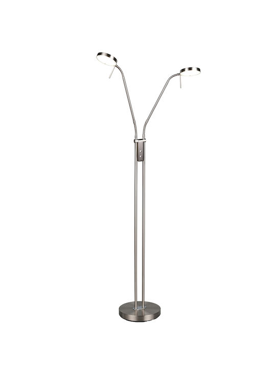 Trio Lighting Monza Φωτιστικό Δαπέδου Ασημί