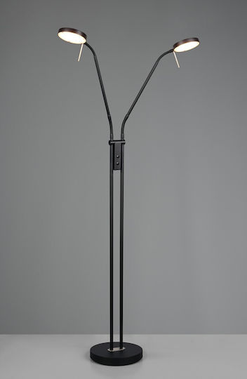 Trio Lighting Monza Floor Lamp Black