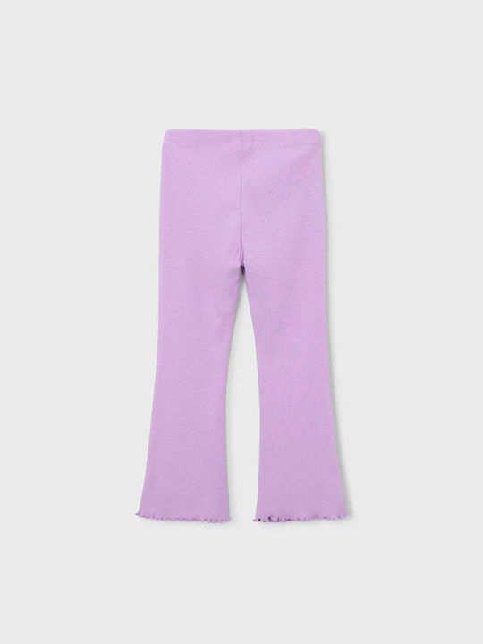 Kinderleggings Lang Flieder