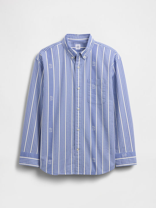 Παιδικό Πουκάμισο Μακρυμάνικο Shirting Blue Oxford